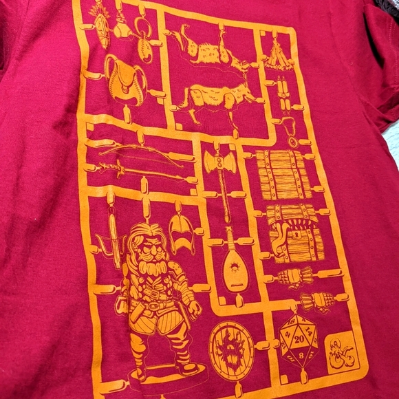 D&D dungeons and dragons tee shirt medium unisex mens women's loot crate - Picture 1 of 3